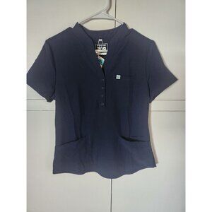 Uniforms World Sz SM Navy Scrub Shirt. 309TS Series. New With Tags.